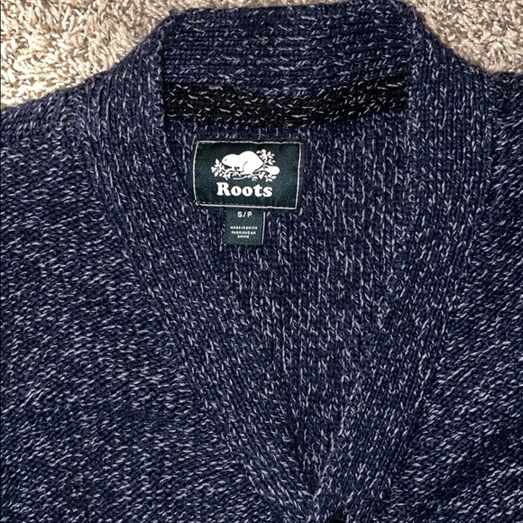 Roots blue knitted cardigan - Picture 2 of 4